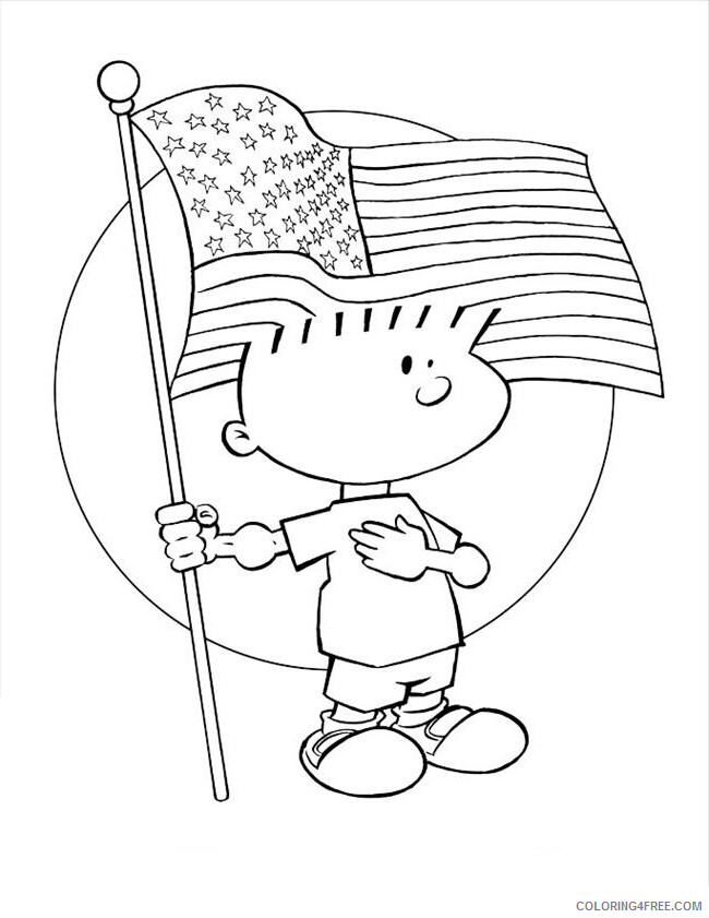 Patriotic Coloring Pages Free American Flag Patriotic Printable 2021 4472 Coloring4free