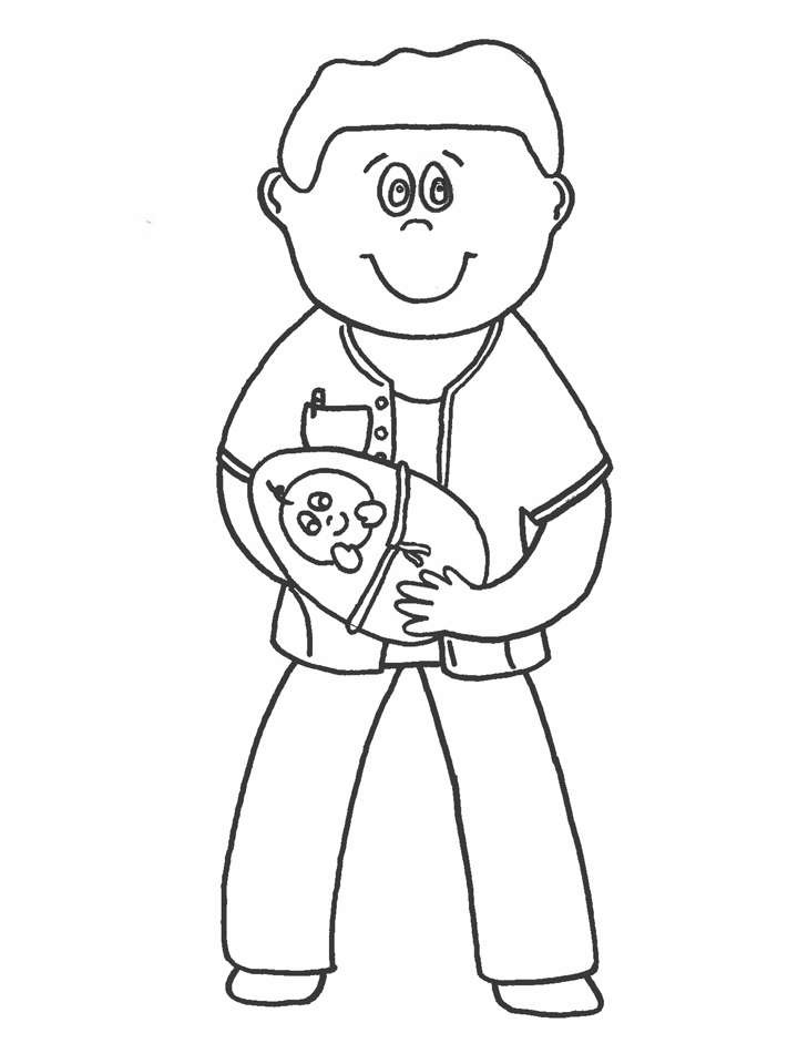 People Coloring Pages boynurse2 Printable 2021 4494 Coloring4free
