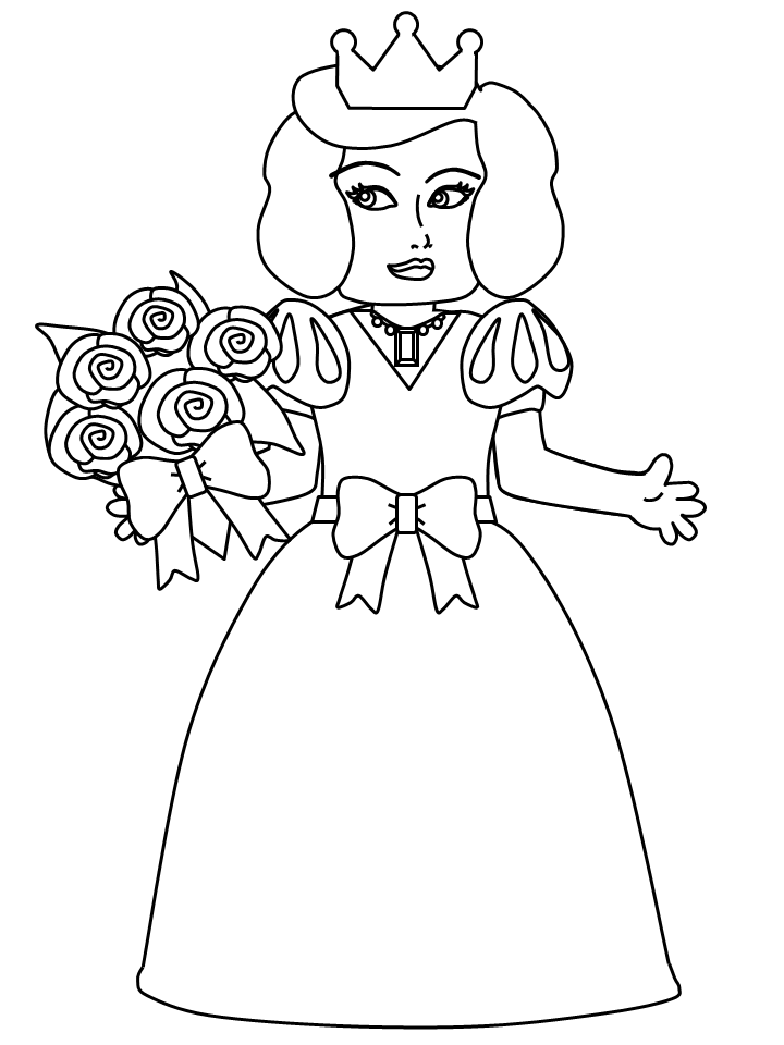 People Coloring Pages bride Printable 2021 4495 Coloring4free