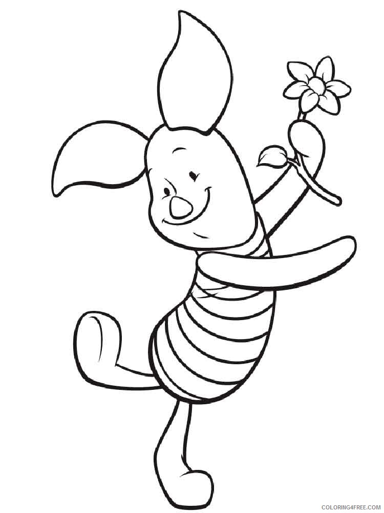 Piglet Coloring Pages piglet 11 Printable 2021 4538 Coloring4free