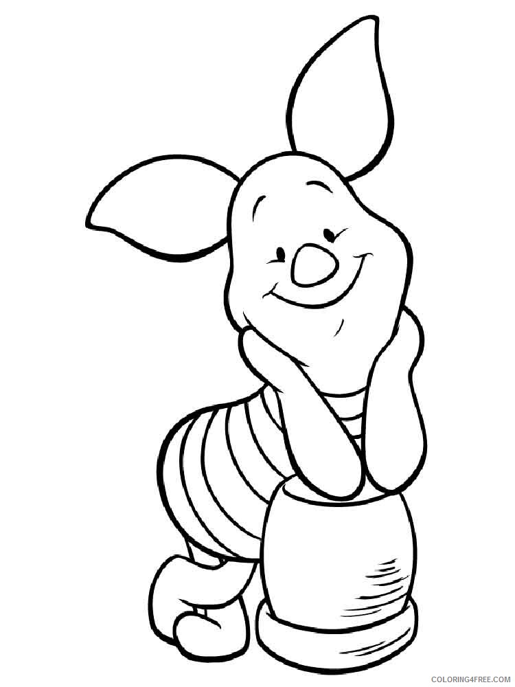 Piglet Coloring Pages piglet 12 Printable 2021 4539 Coloring4free