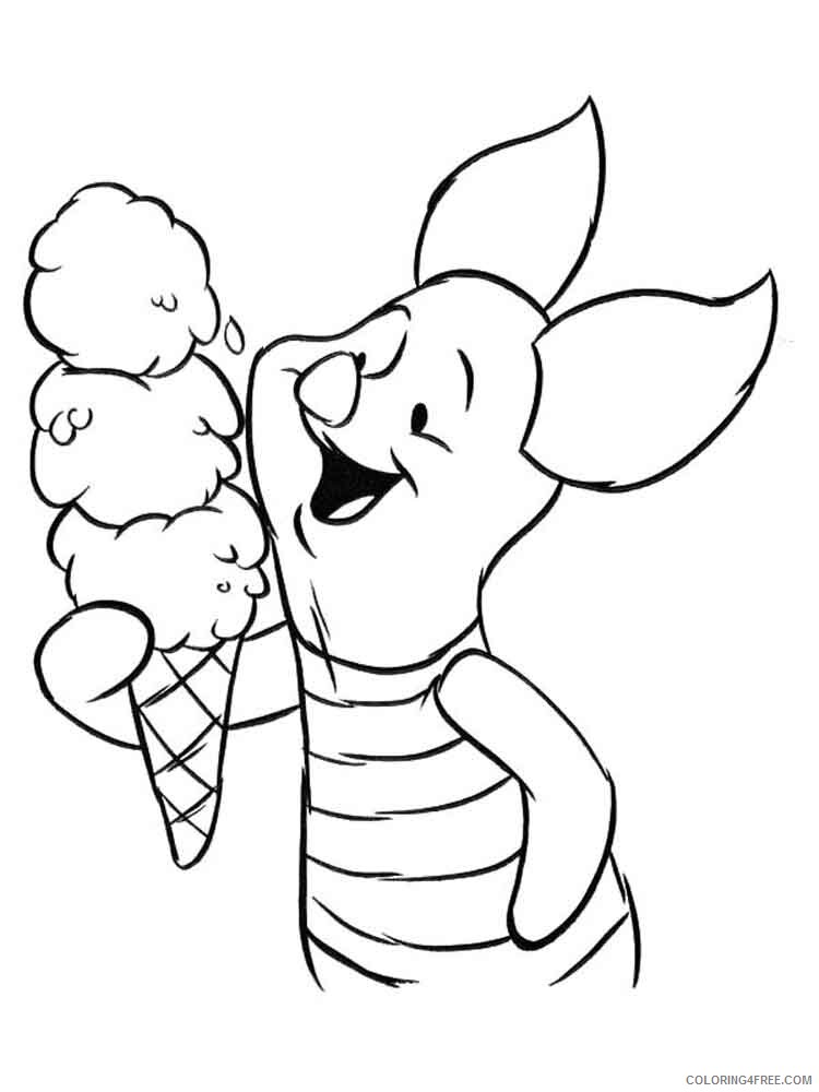 Piglet Coloring Pages piglet 13 Printable 2021 4540 Coloring4free