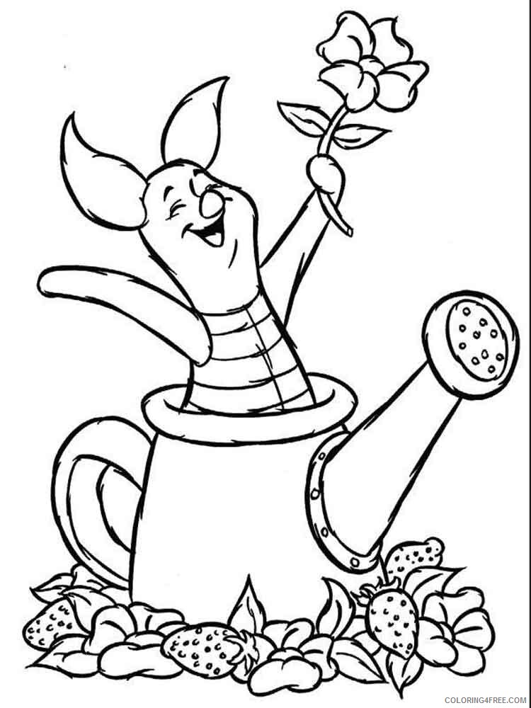 Piglet Coloring Pages piglet 7 Printable 2021 4546 Coloring4free