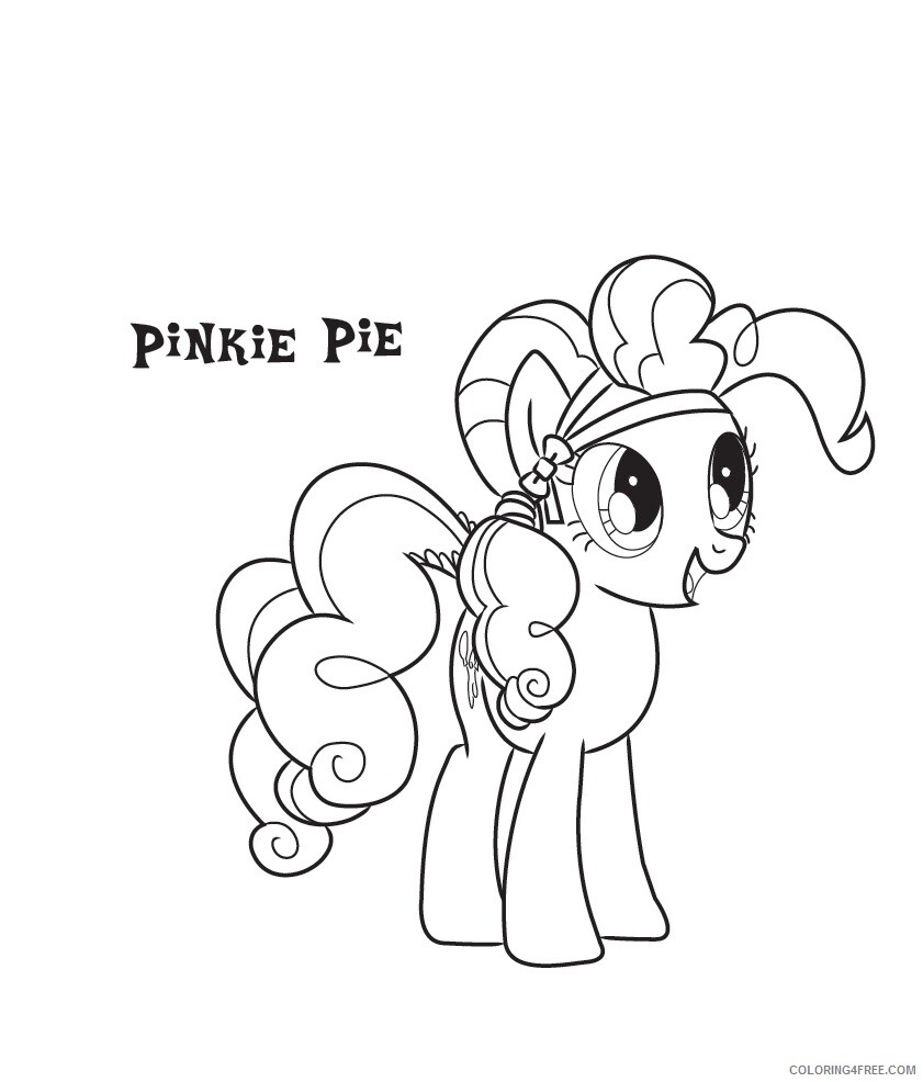 Pinkie Pie Coloring Pages Free Pinkie Pie Printable 2021 4586 Coloring4free