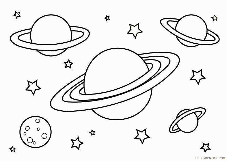 Planets Coloring Pages Planet For Free Printable 2021 4601 Coloring4free