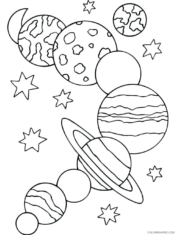 Planets Coloring Pages Planets Sheet Printable 2021 4612 Coloring4free