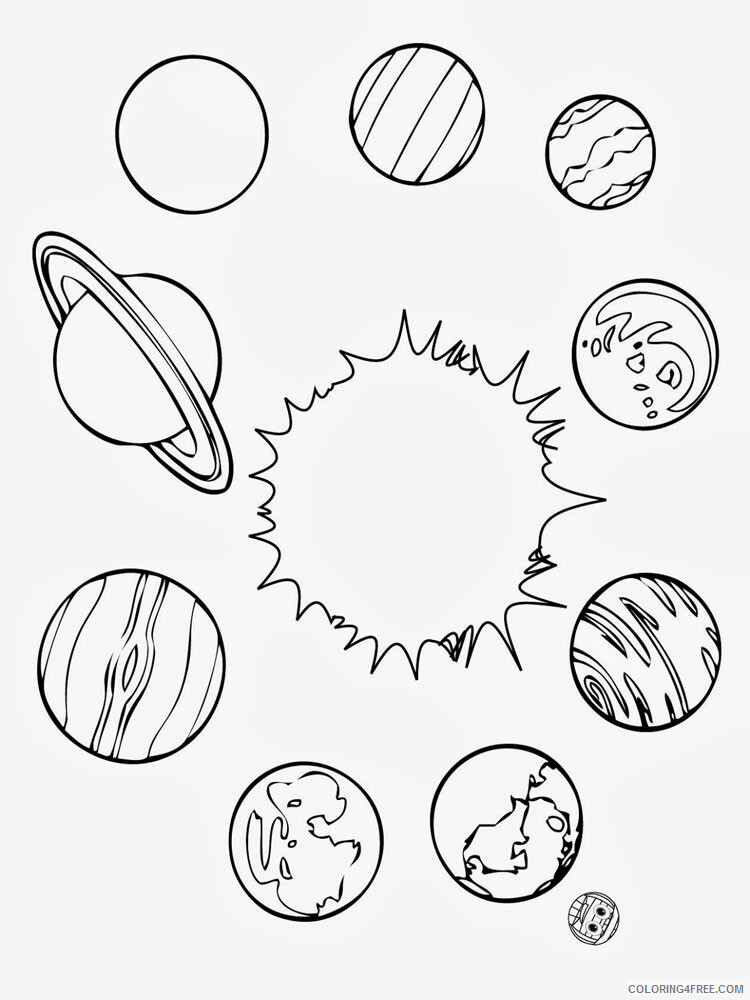 Planets Coloring Pages planets 10 Printable 2021 4607 Coloring4free