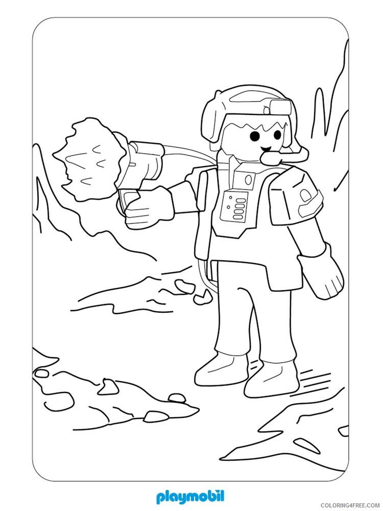 Playmobil Coloring Pages Playmobil 12 Printable 2021 4629 Coloring4free