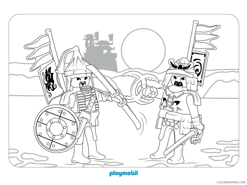 Playmobil Coloring Pages Playmobil 13 Printable 2021 4630 Coloring4free