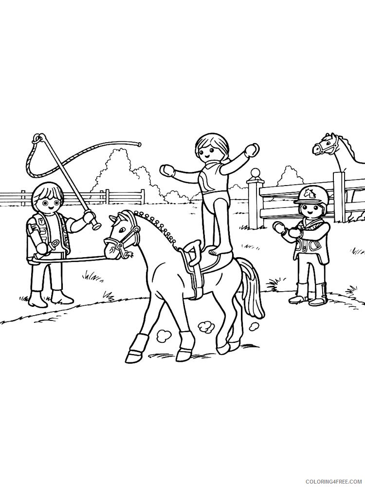 Playmobil Coloring Pages Playmobil 14 Printable 2021 4631 Coloring4free