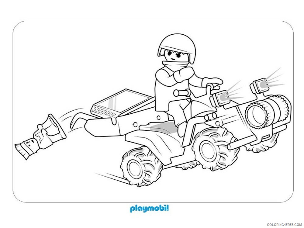 Playmobil Coloring Pages Playmobil 17 Printable 2021 4634 Coloring4free
