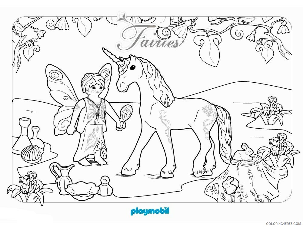 Playmobil Coloring Pages Playmobil 4 Printable 2021 4640 Coloring4free