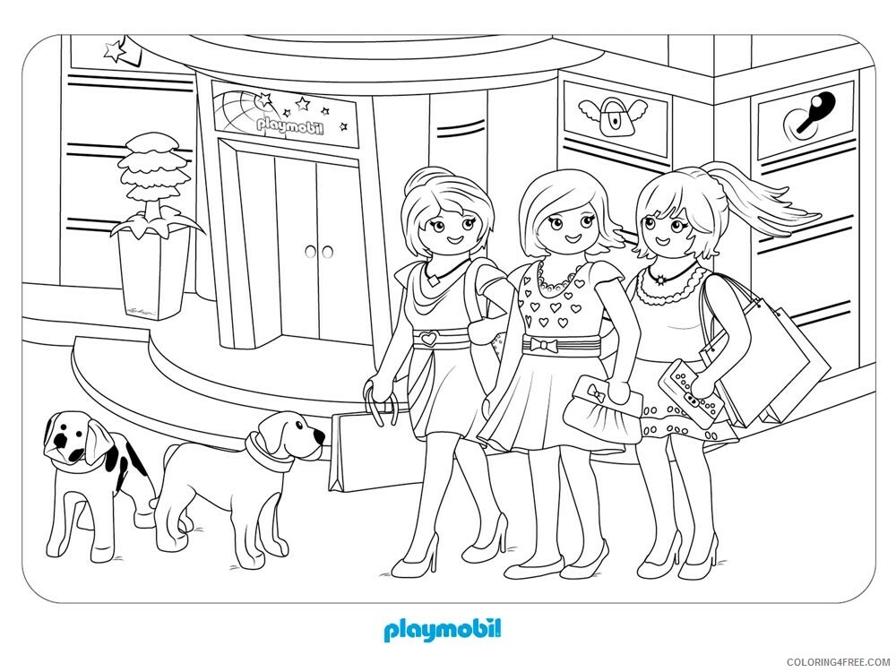 Playmobil Coloring Pages Playmobil 5 Printable 2021 4641 Coloring4free