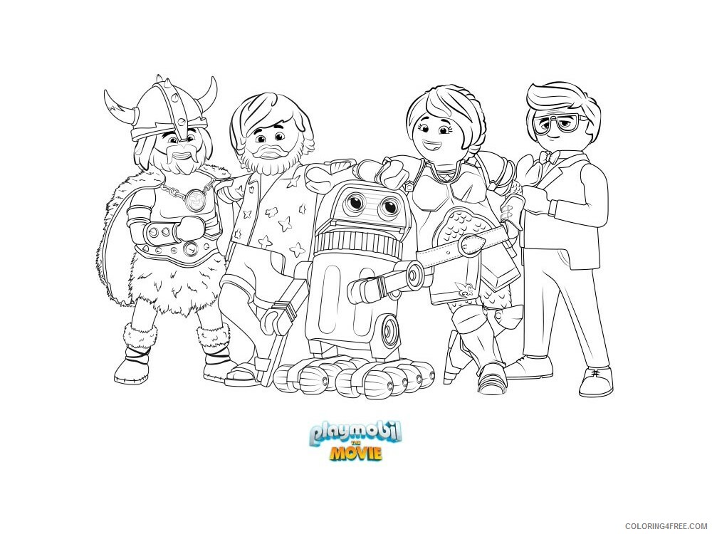 Playmobil Coloring Pages Playmobil 7 Printable 2021 4643 Coloring4free