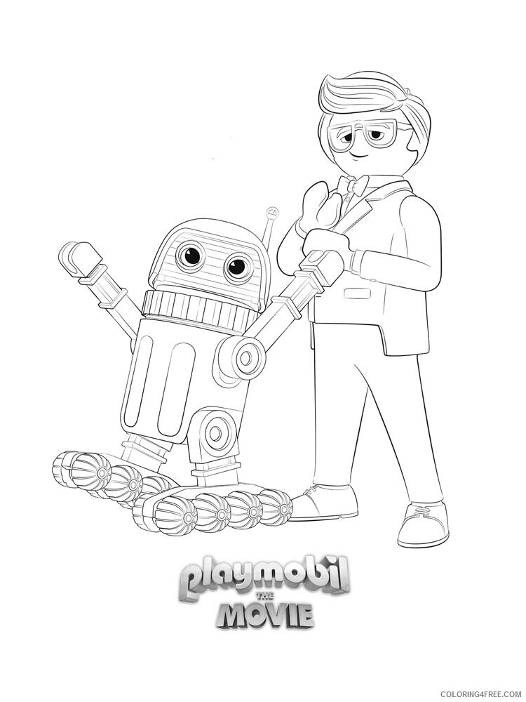 Playmobil Coloring Pages Playmobil 8 Printable 2021 4644 Coloring4free