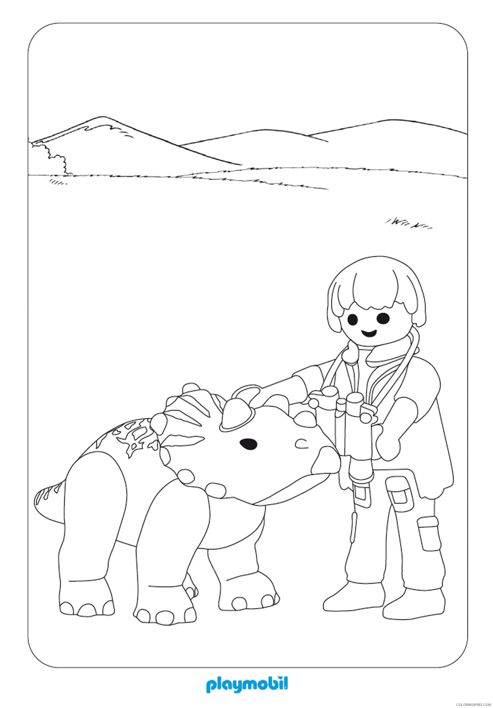 Playmobil Coloring Pages Playmobil Printable 2021 4626 Coloring4free