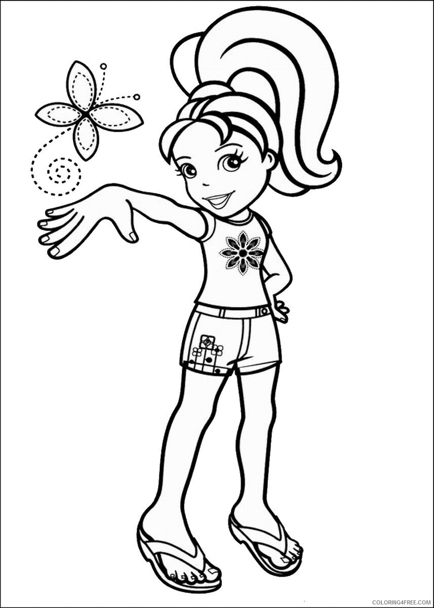 Polly Pocket Coloring Pages Polly Pocket 1 Printable 2021 4663 Coloring4free