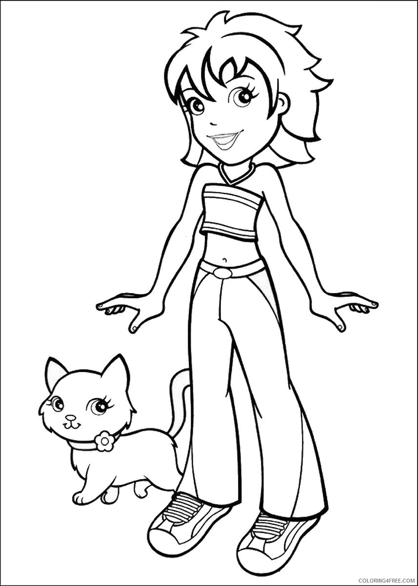 Polly Pocket Coloring Pages Polly Pocket 6 Printable 2021 4677 Coloring4free
