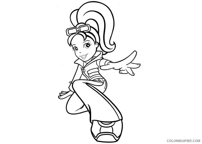 Polly Pocket Coloring Pages Polly Pocket Kerstie Printable 2021 4689 Coloring4free