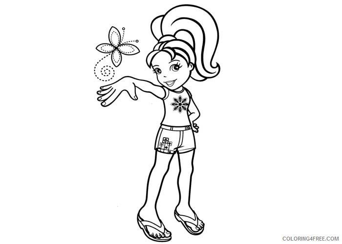 Polly Pocket Coloring Pages Polly Pocket Lea Printable 2021 4690 Coloring4free