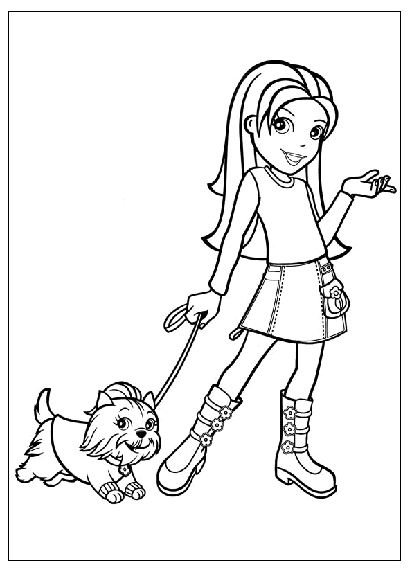 Polly Pocket Coloring Pages Polly Pocket Printable 2021 4686 Coloring4free