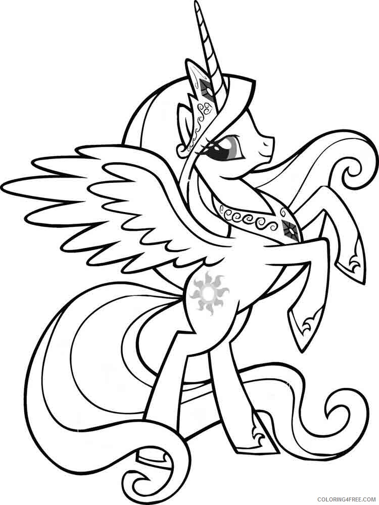 Ponyville Coloring Pages ponyville 3 Printable 2021 4697 Coloring4free