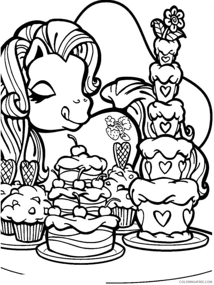 Ponyville Coloring Pages ponyville 4 Printable 2021 4698 Coloring4free