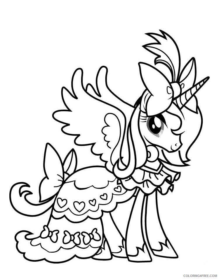 Ponyville Coloring Pages ponyville 7 Printable 2021 4699 Coloring4free