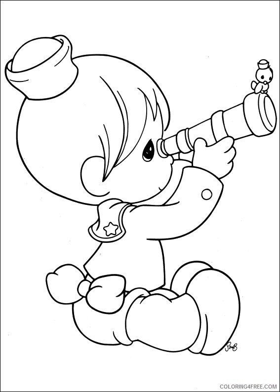 Precious Moments Coloring Pages Precious Moment Printable 2021 4713 Coloring4free