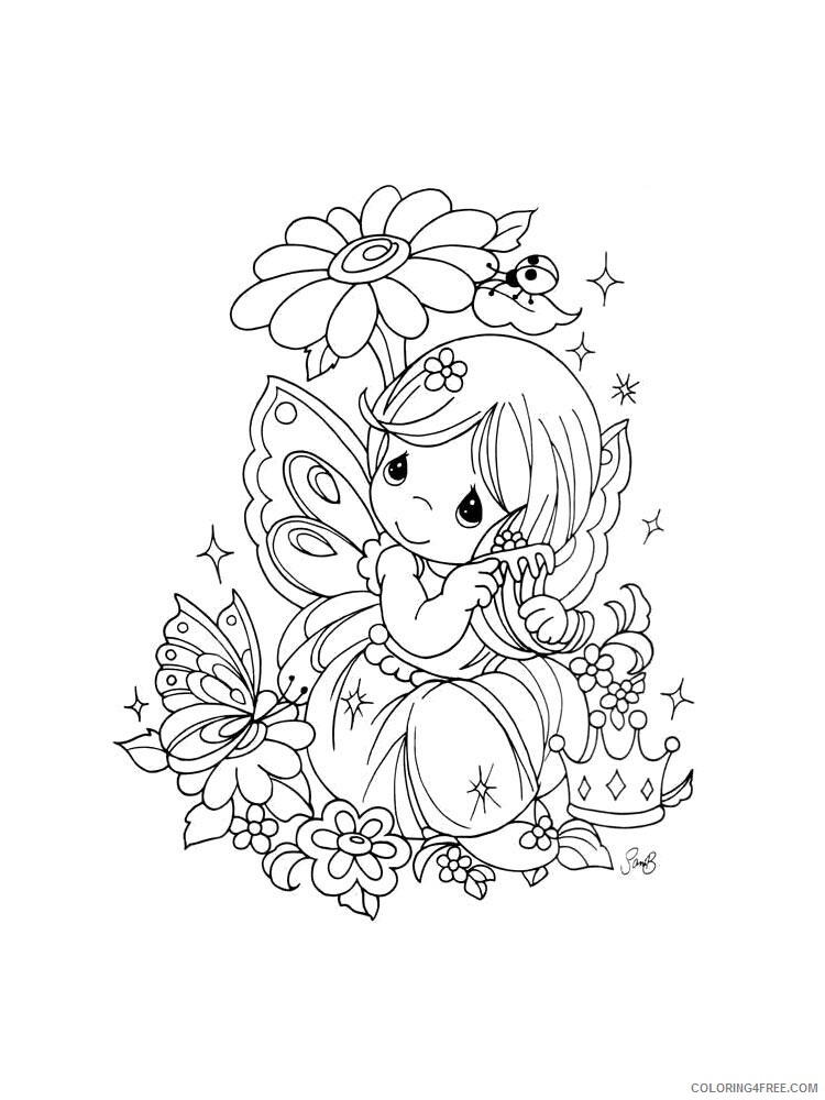 Precious Moments Coloring Pages Precious Moments 1 Printable 2021 4725 Coloring4free