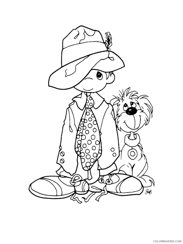 Precious Moments Coloring Pages Precious Moments 10 Printable 2021 4726 Coloring4free