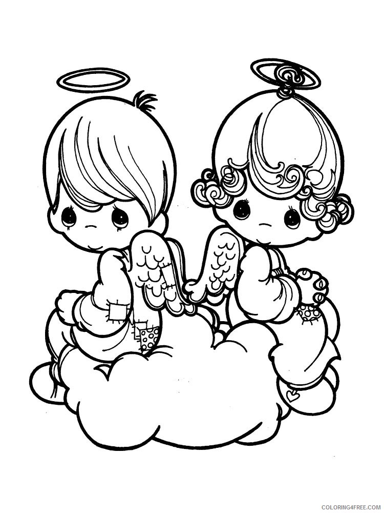 Precious Moments Coloring Pages Precious Moments 16 Printable 2021 4732 Coloring4free