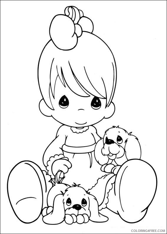 Precious Moments Coloring Pages Precious Moments Printable 2021 4724 Coloring4free