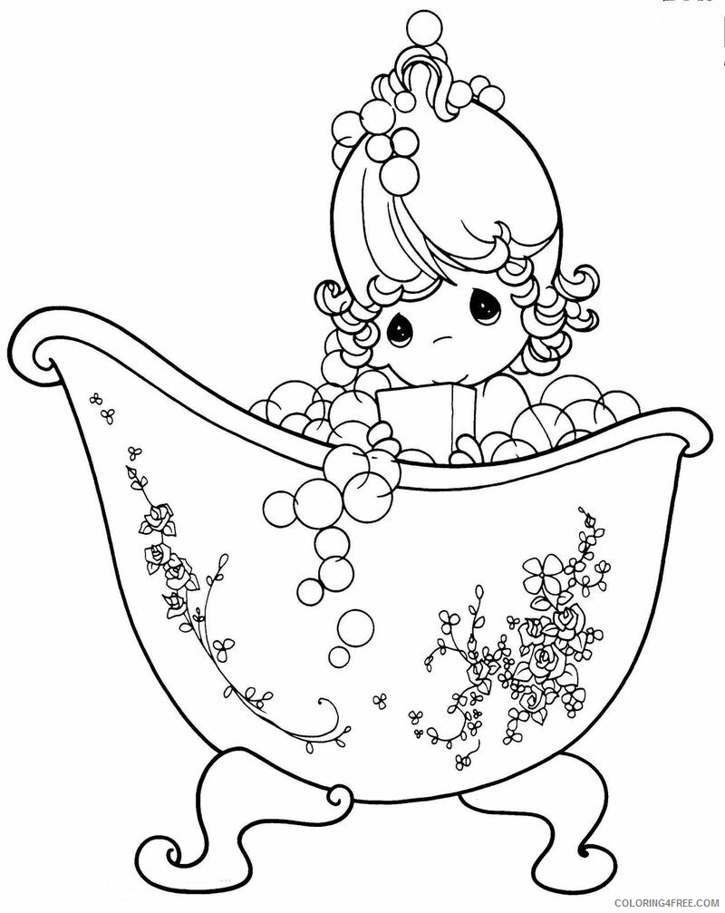 Precious Moments Coloring Pages Printable 2021 4709 Coloring4free