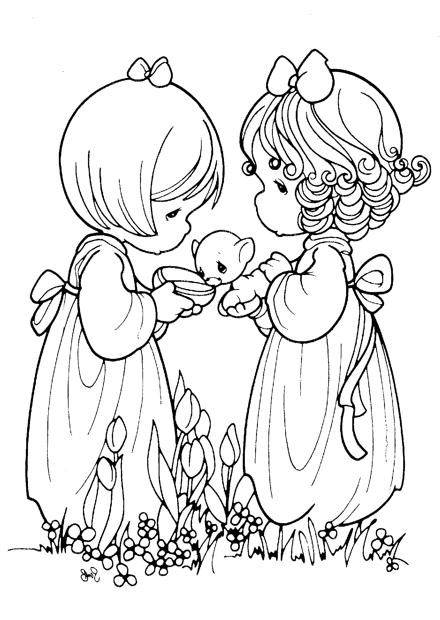Precious Moments Coloring Pages free precious moments Printable 2021 4710 Coloring4free