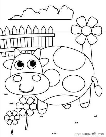 Preschool Animal Coloring Pages print for preschool Printable 2021 4872 Coloring4free