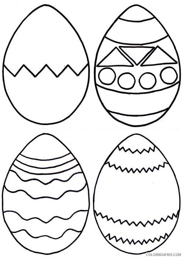 Preschool Coloring Pages Easter Egg Pattern Preschool Printable 2021 4769 Coloring4free
