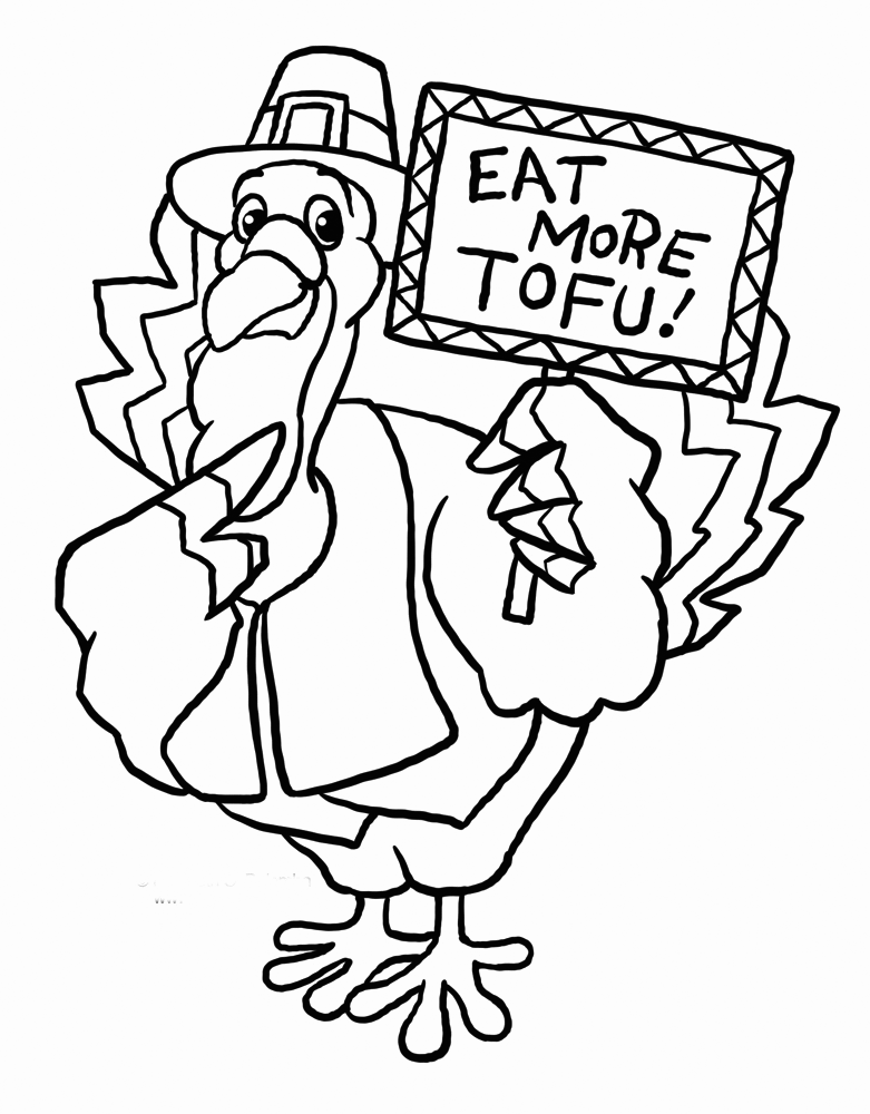 Preschool Coloring Pages Funny Thanksgiving Turkey for Preschool Printable 2021 Coloring4free