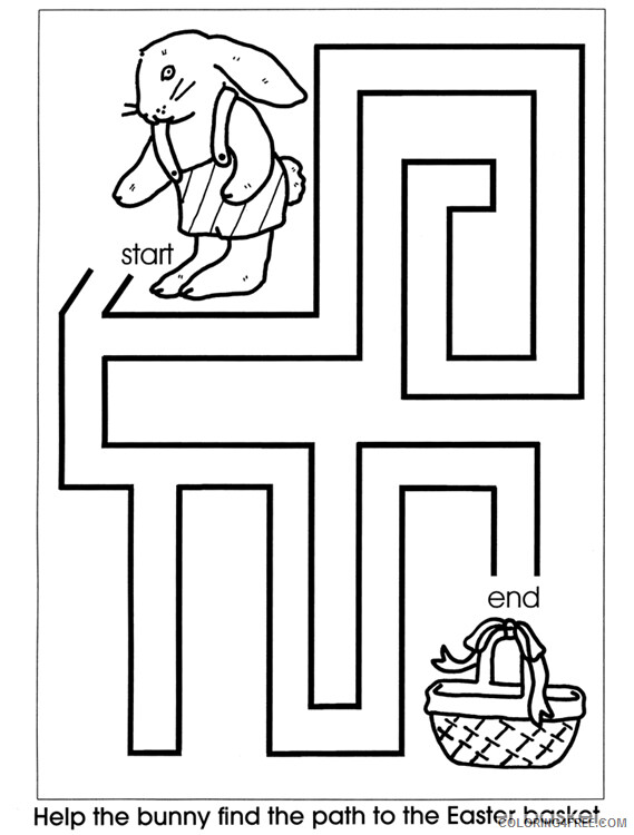 Preschool Coloring Pages Mazes for Preschoolers Printable 2021 4787 Coloring4free