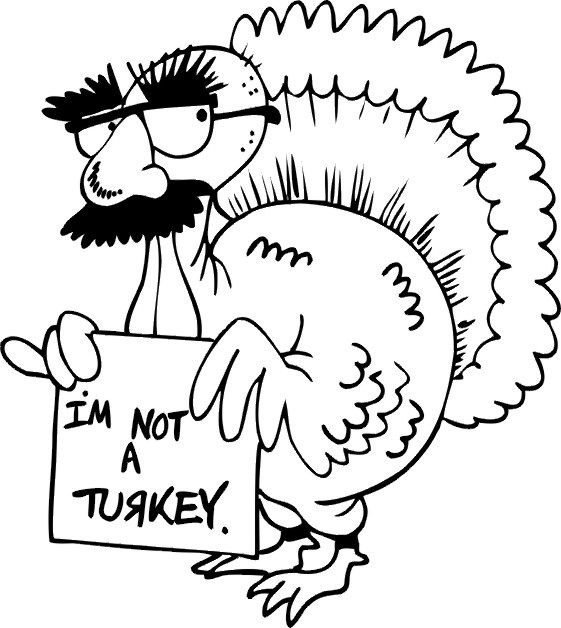 Preschool Coloring Pages Not a Turkey Thanksgiving for Preschool Printable 2021 Coloring4free