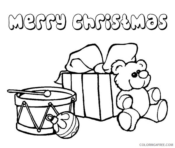 Present Coloring Pages An Awesome Christmas Presents on Christmas Printable 2021 Coloring4free