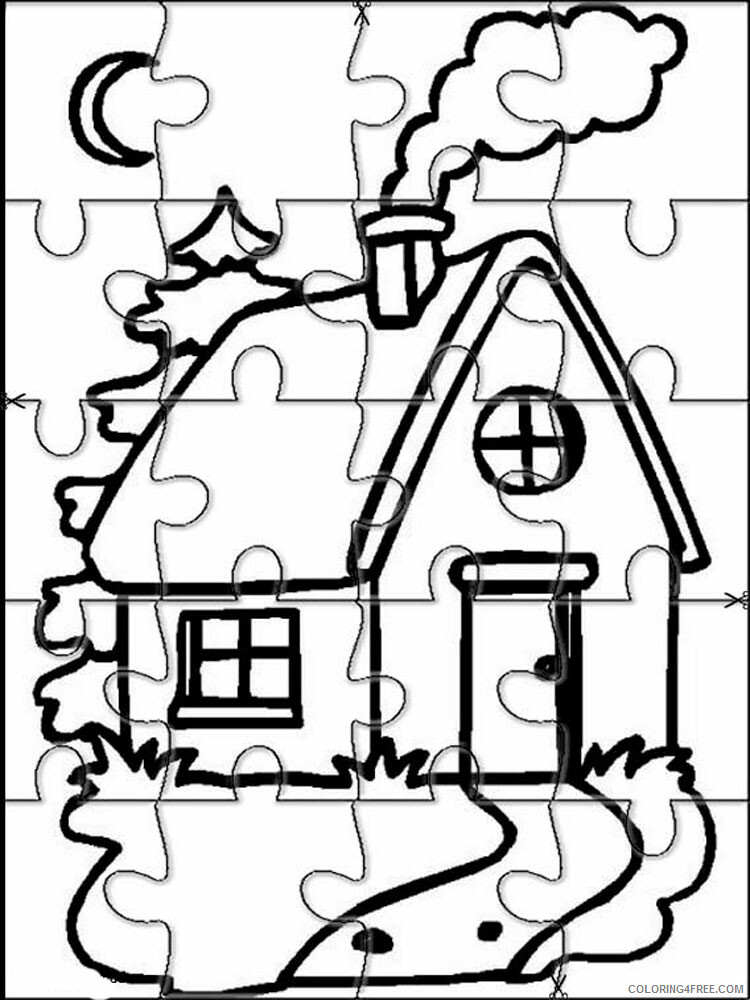 Puzzle Coloring Pages puzzle 2 Printable 2021 4968 Coloring4free