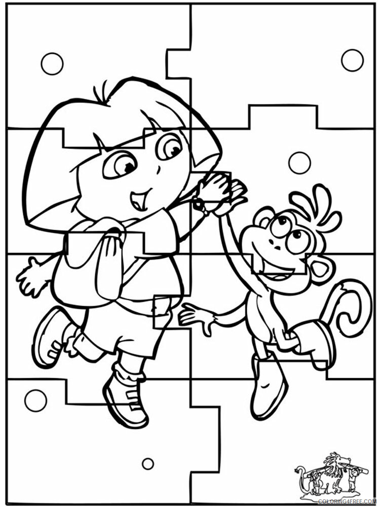 Puzzle Coloring Pages puzzle 3 Printable 2021 4969 Coloring4free
