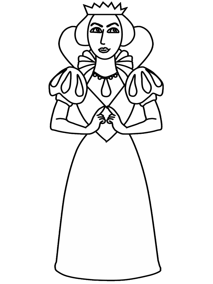 Queen Coloring Pages 3 Printable 2021 4980 Coloring4free