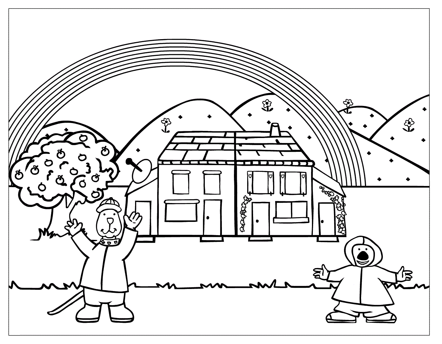 Rainbow Coloring Pages Rainbow Printable 2021 4999 Coloring4free