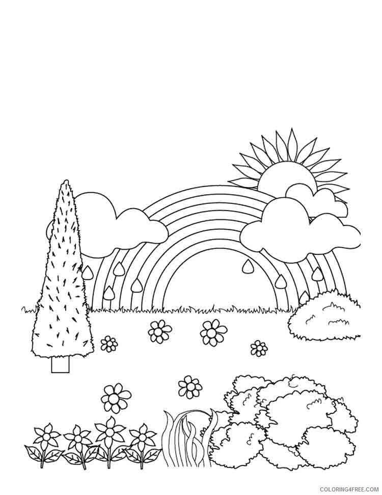 Rainbow Coloring Pages rainbow 10 Printable 2021 5027 Coloring4free