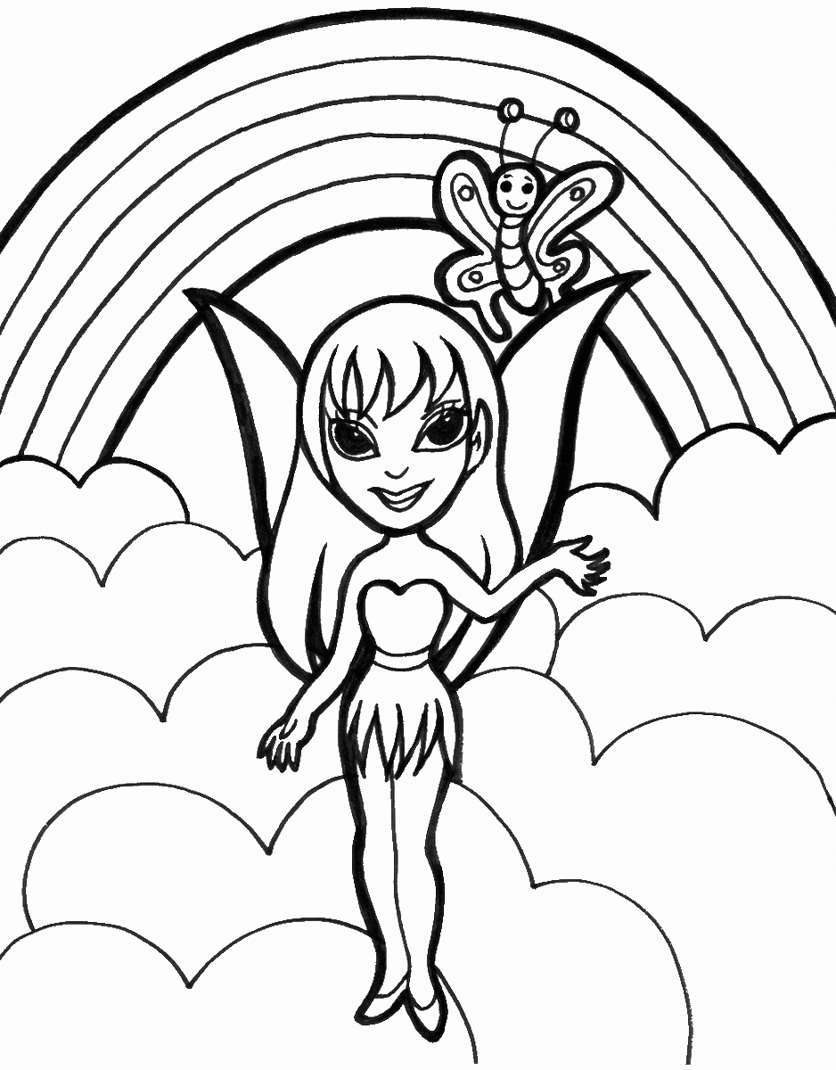 Rainbow Coloring Pages rainbowc14 Printable 2021 5022 Coloring4free