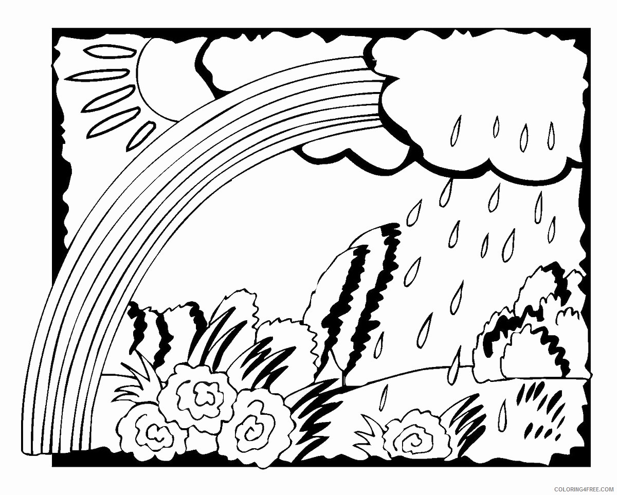 Rainbow Coloring Pages rainbowc9 Printable 2021 5023 Coloring4free