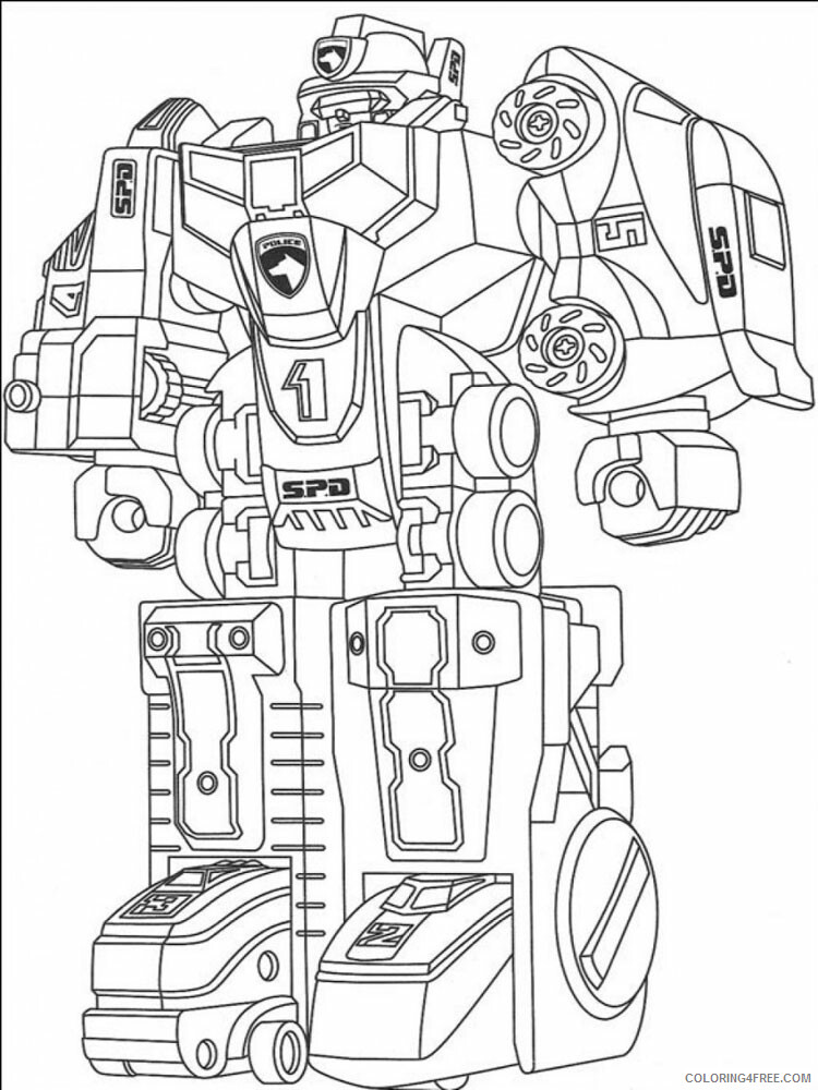 Robots and Transformers Coloring Pages for boys 16 Printable 2021 5087 Coloring4free