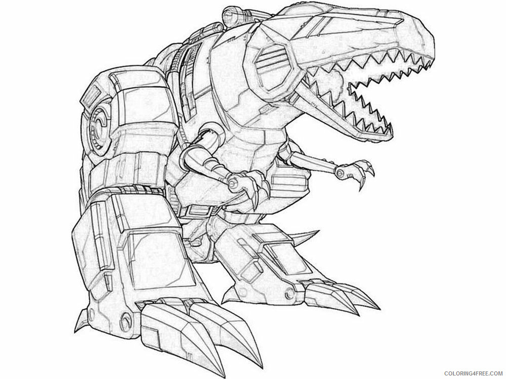 Robots and Transformers Coloring Pages for boys 2 Printable 2021 5090 Coloring4free